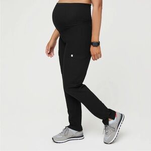 Figs Black Maternity Pants